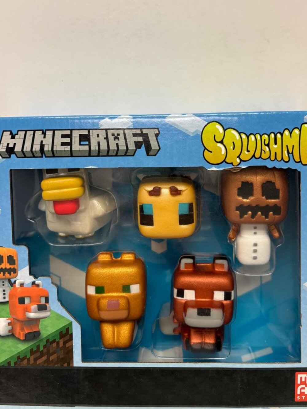 Minecraft 5 Piece SquishMe Collectors Box new & SEALED - Picture 2 of 6